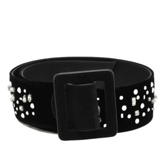 Giuseppe Zanotti Pre-owned Leather Belt - female - Giuseppe Zanotti Pre-owned - Vintage Belts - Black - ONE SIZE - Pre-owned