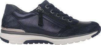 Gabor Blauwe rollende sneaker voor vrouwen - Dames - Sneakers - Blauw - 37 1/2 EU - Leer - Schoenen