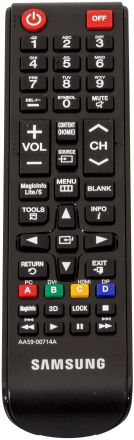 Samsung Aa59-00714a - Mando A Distancia De Repuesto Para Tv, Color Negro