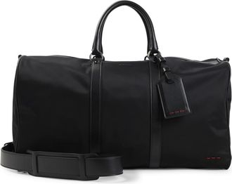 Kiton Black Logo Duffle Bag
