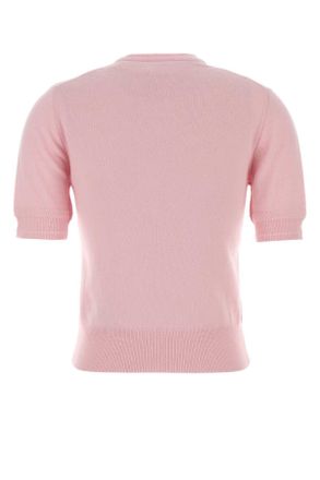 Jil Sander Womens Pink Wool Sweater Candypink Lana Vergine Maglieria