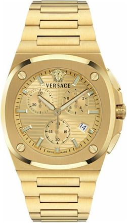 Versace Tolomeo Chronograph Bracelet Watch, 40mm in Ip Yellow Gold at Nordstrom