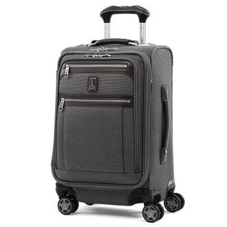 Travelpro Platinum Elite Softside Expandable 20-Inch Carry-On Luggage, Fits up to 15 Laptop in Vintage Grey at Nordstrom