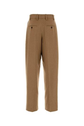 Prada Womens Camel Pant Cammello Exterior: Pantaloni