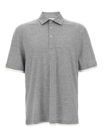 Brunello Cucinelli Layered Polo Shirt
