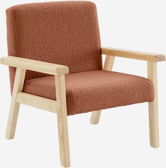 Sweeek Sill&oacute;n Infantil Estilo Escandinavo De Madera De Hevea