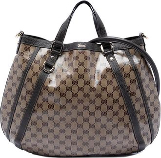Gucci Pre-owned Gucci GG Crystal Abbey D Ring Convertible Tote Ladies 41RGQSDI5P1VLKVW