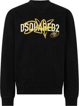 Dsquared2 Black Crew Neck Sweatshirt