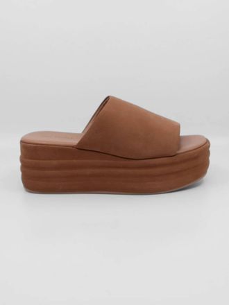 Free People Womens Harbor Flatform Sandals In Tan
