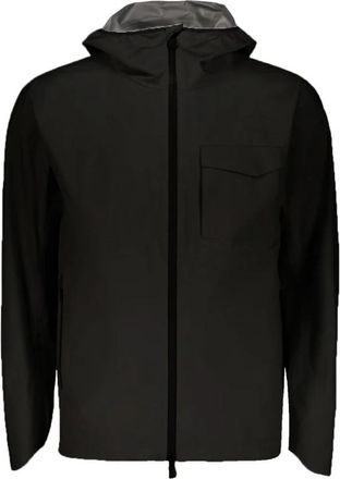 Herno Lichtgewicht Jas met Capuchon - Heren - Zomerjassen - Zwart - L - Polyester - Jassen