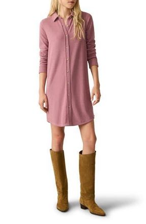 Faherty Legend Sweater Shirtdress in Rose Twill at Nordstrom Rack, Size X-Large