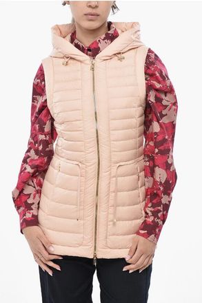 Woolrich Quilted Down Jacket HIBISCUS Sleeveless size Xs