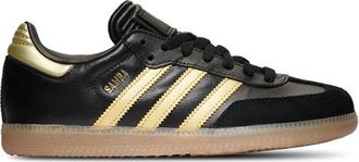 adidas Boys adidas Samba x Messi - Boys Grade School Soccer Shoes Gum 4/Gum 4/Gum 4/Gold Metallic/Gum Size 3.5