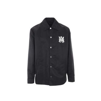 Amiri Heren, Jassen, Zwart, Maat: XL Nylon