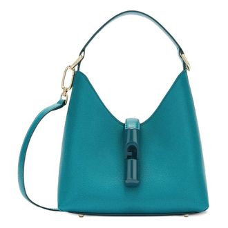 Furla Shoulder Bags, female, Blue, Size: ONE SIZE Iride Mini Hobo