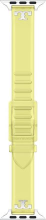 Tory Burch The Single T Jelly 16mm Apple Watch Watchband in Yellow at Nordstrom