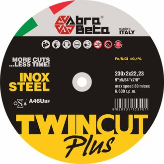 OEM 25 X Abrabeta Disco P/ferro Twin Cut Plus 230x2,0 Mm