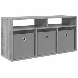 vidaXL Mueble Bajo Con Caj&oacute;n Gris Sonoma 87 X 27,5 X 43 Cm Vidaxl