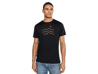 Icebreaker Merino Blend 125 Cool-Litetm Sphere Short Sleeve T-Shirts Across the Peaks Mens Clothing Black : XL, Tencel/Wool