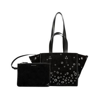 Jerome Dreyfuss Tote Bags, female, Black, Size: ONE SIZE L&eacute;on S Tote Bag