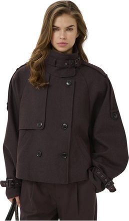 Gestuz Donna, Cappotti, Marrone, XL, new