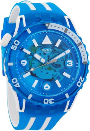 Swatch Blue Fire Quartz Unisex Watch SSCU09S100