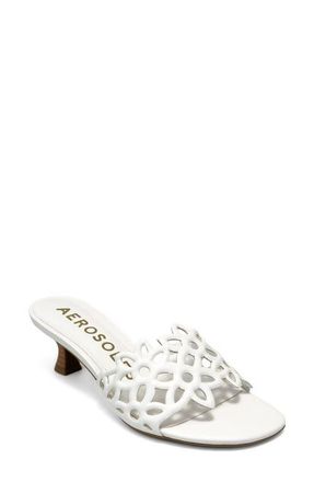 Aerosoles Kirah Sandal in Bright White Fx Nappa at Nordstrom, Size 5.5