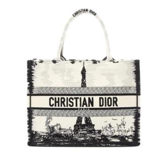 Dior Pre-owned Canvas Tote Bag - Dames - Pre-owned - Wit - Maat: ONE Size