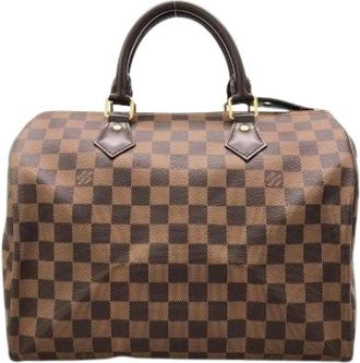 Louis Vuitton Pre-owned Boston Bag - Dames - Vintage Handtas - Bruin - ONE Size - Vintage