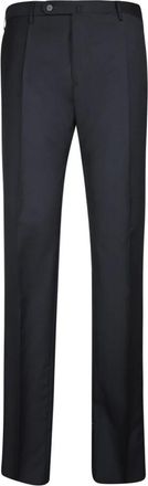 Incotex 30 Slim Fit wollen broek - Heren - Nette broeken - Blauw - 2XL - Wol - Broeken