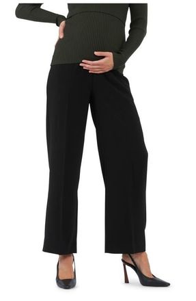 Ripe Alexa Wide Leg Maternity Work Pant - Black at Nordstrom, Size X-Small