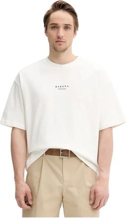 Barena Camicia Mola T-shirt - Heren - T-shirts - Wit - L - Katoen - Tops