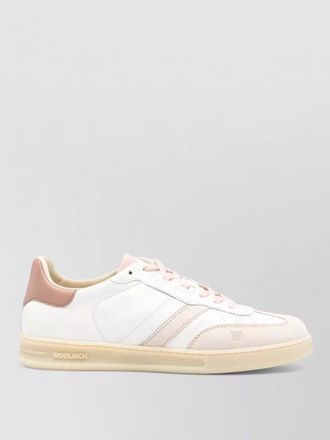 Woolrich leather low-top sneakers