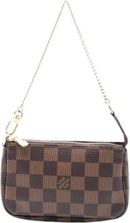 Louis Vuitton Pre-owned Mini Bags, female, Brown, Size: ONE SIZE Pre-owned Mini Pochette Accessoires