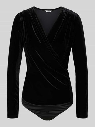 Mbym mbyM Body in Wickel-Optik Modell Lione in Black, Gr&ouml;&szlig;e M