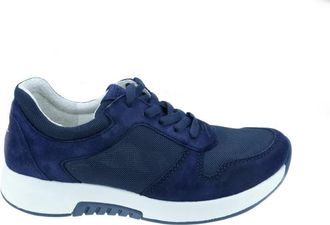 Gabor Rollingsoft Sneaker - Dames - Sneakers - Blauw - 37 EU - Su&egrave;de - Schoenen