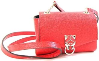 Cartier Pre-owned Cross Body Bags, female, Red, Size: ONE SIZE Pre-owned Leather shoulder-bags