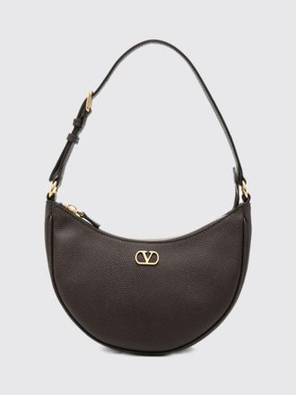 Valentino Garavani Mini borsa hobo in pelle di vitello con logo VLogo Signature