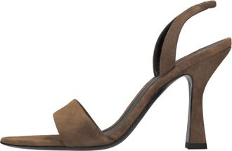 3Juin Lily 095 Syria - Dames - Sandalen met hakken - Bruin - 37 EU - Leer - Schoenen
