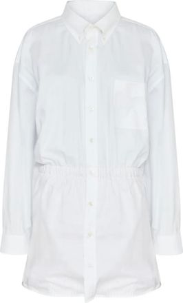 Maison Margiela Camicia con vita elasticizzata - Bianco