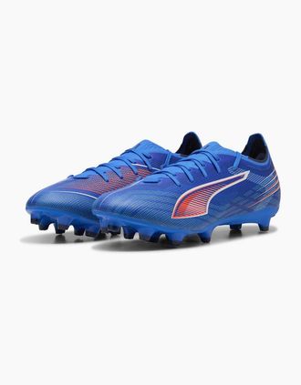 Puma Mens 6 Match Adults Firm Ground Football Boots - Blue - Size: 11.5