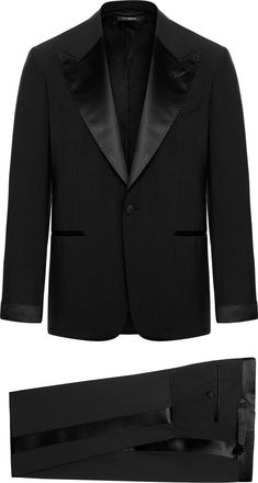 Tom Ford Single-Breasted Tuxedo With Silk Inserts