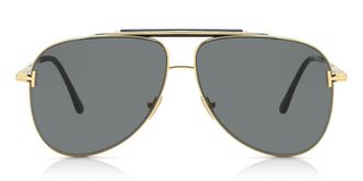 Tom Ford FT1018 BRADY 30A Mens Sunglasses Gold Size 60