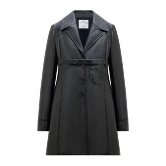 Courr&egrave;ges Heritage Coat - Coats - Mujer - Negro - S