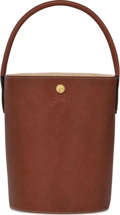Longchamp Borsa a secchiello Épure - Marrone