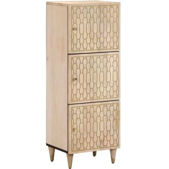 vidaXL Tableros Lateral 3 Pcs Madera Vieja 60 X 35 X 70 Cm