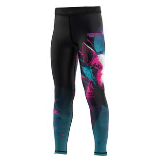 OEM Leggings Deportivos Infantiles Con Estampado De Bull Terrier, Modelo 116, Color Negro
