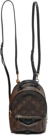 Louis Vuitton Zaino Palm Springs mini con monogramma - Marrone