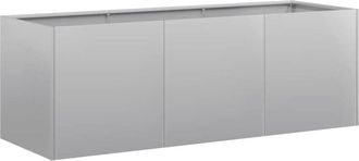 vidaXL Jardinera 120x40x40 Cm De Acero Galvanizado Vidaxl