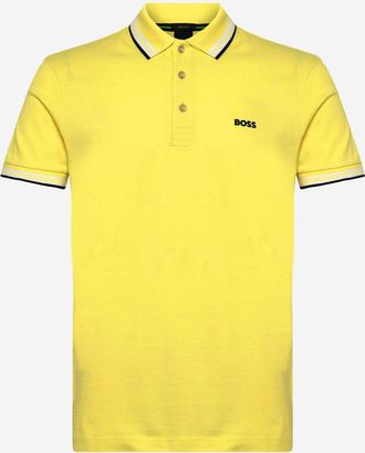 HUGO BOSS Cotton Piqu&eacute; Polo Shirt With Logo
